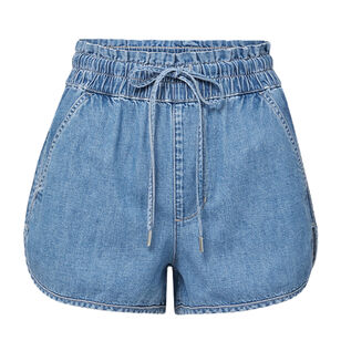 Nessie Denim Drawstring Short