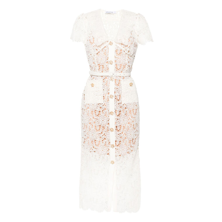 Lace Midi Dress image number null