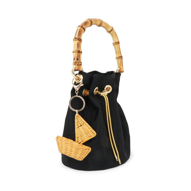 Ingrid Sailboat Bamboo-Handle Bag image number null