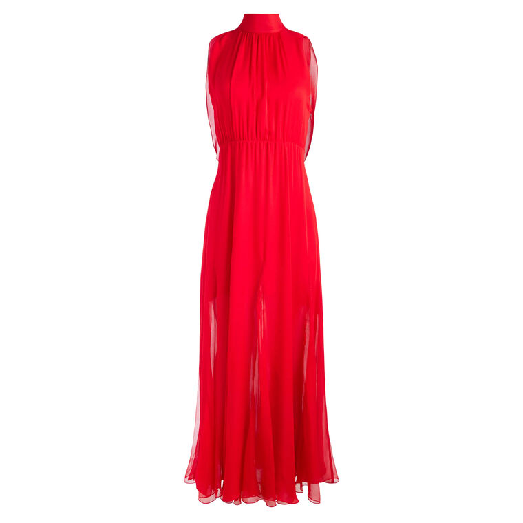 Dita Cowl Back Godet Maxi Dress image number null