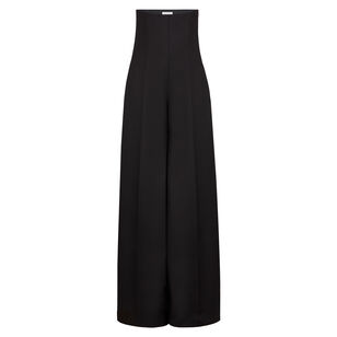 Very High Waisted Wool Flare Pants