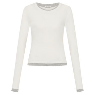 Cotton Layered Long Sleeve Top