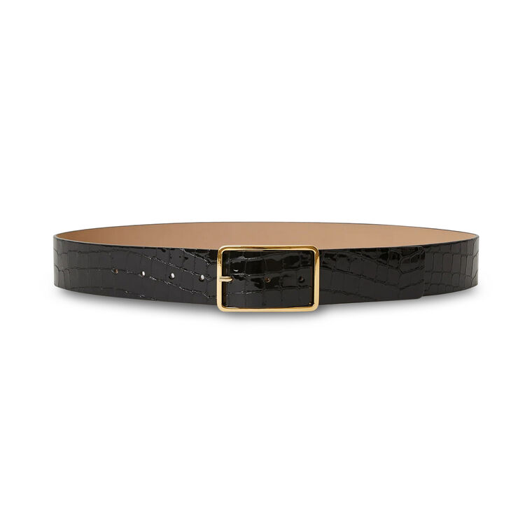 Milla Croco Luster Belt image number null