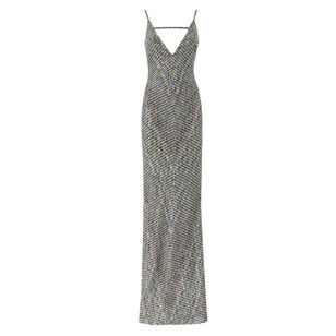 Spaghetti Strap V-Neck Maxi Dress