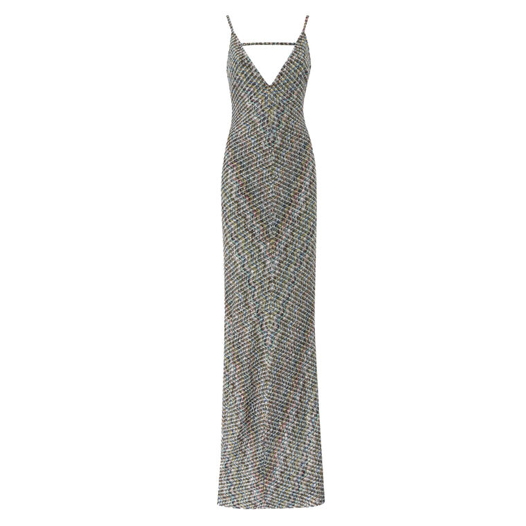 Spaghetti Strap V-Neck Maxi Dress image number null