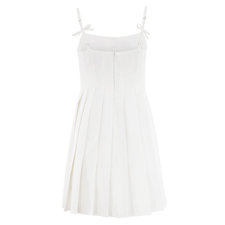 Letty Sleeveless Pleated Mini Dress image number null