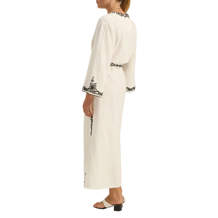 Celeus Dori Embroidery Caftan image number null