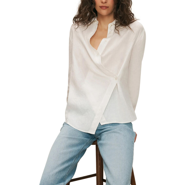 Perezzi Long Sleeve Button-Down Shirt image number null