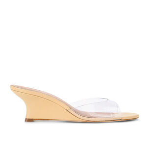 Brigitte PVC Wedge Mule