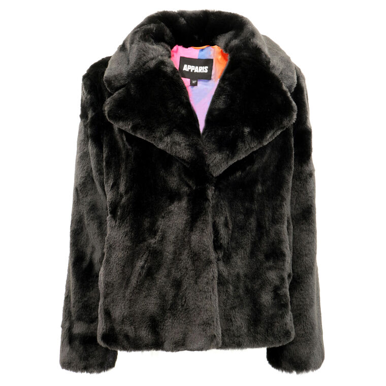 Milly Plant-Based Fur Coat image number null