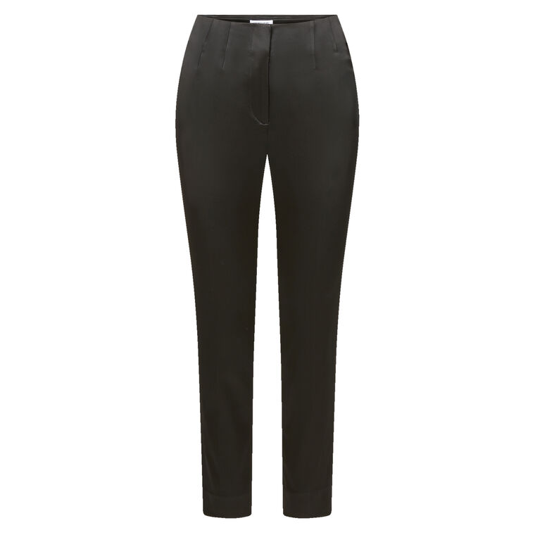 Stila Slim Satin Cropped Pant image number null