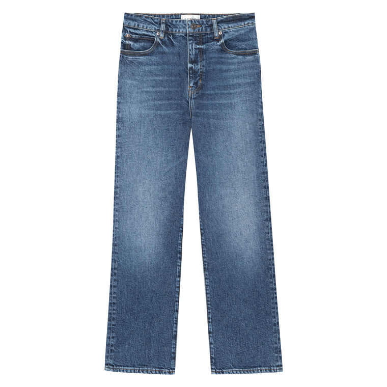 The Ruller High Rise Straight Leg Crop Jean image number null