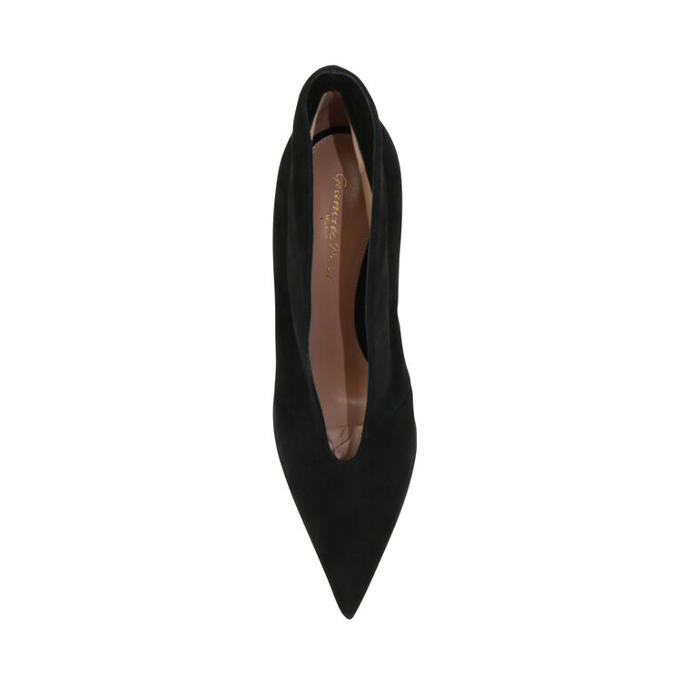 Vania Suede 85mm Slit Pump image number null