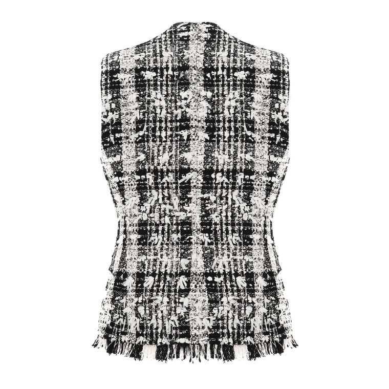 Danni Tweed Chain Detail Vest image number null