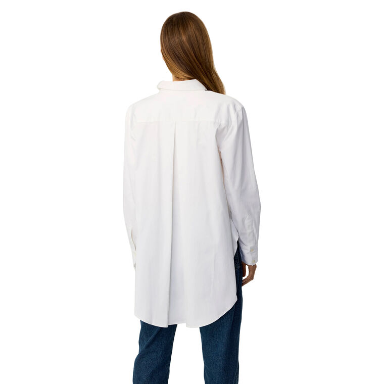 Kira Poplin High-Low Shirt image number null