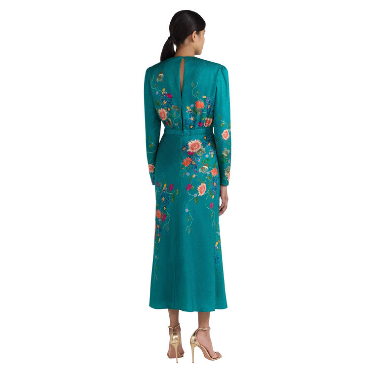 Claudia Long Sleeve Midi Dress image number null