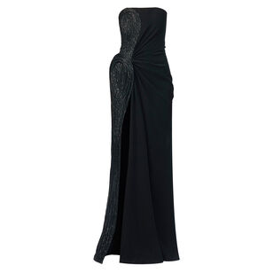 The Nyx Strapless Sequin Sculpted Gown
