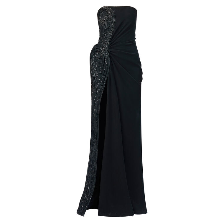 The Nyx Strapless Sequin Sculpted Gown image number null