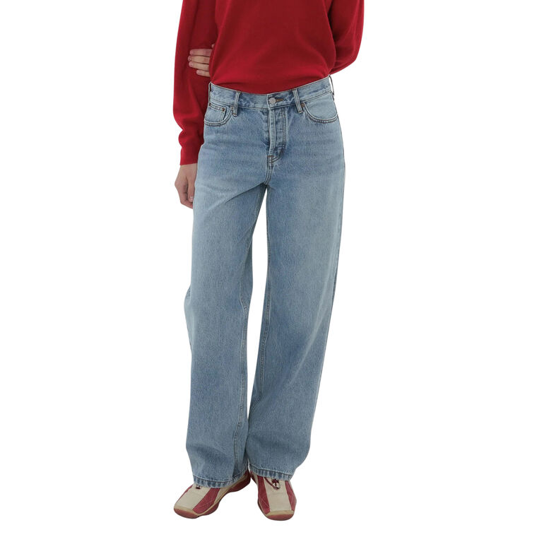 Everyday Mid-Rise Straight Leg Jean image number null