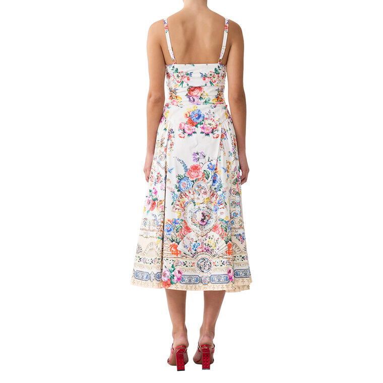 Sleeveless Ballerina Midi Dress image number null