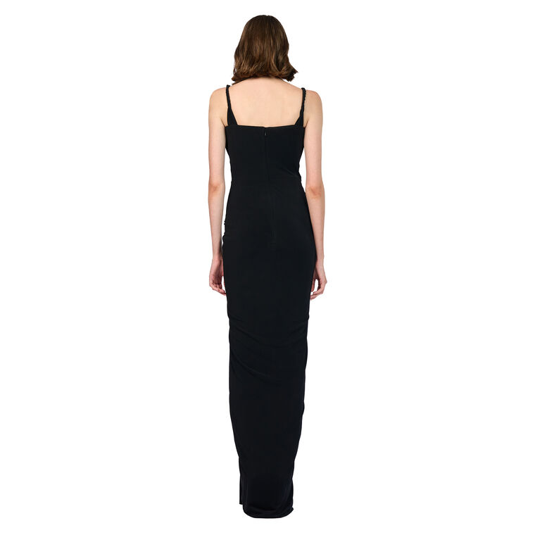 The Nyx Jersey Sleeveless Sculpted Gown image number null