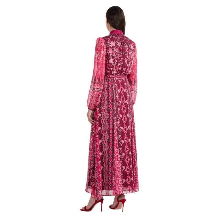 Jacqui B Long Sleeve Midi Dress image number null