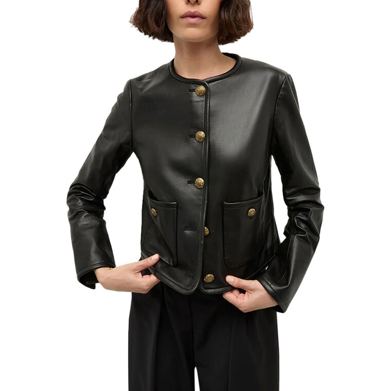 Andrea Leather Jacket image number null