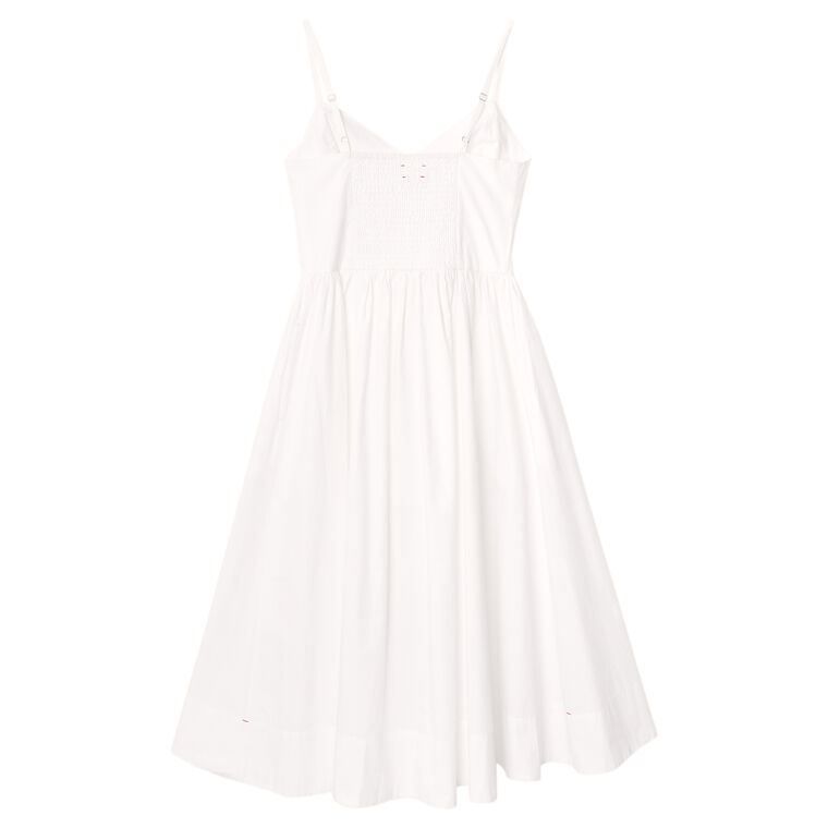 Bardot Sleeveless Poplin Midi Dress image number null
