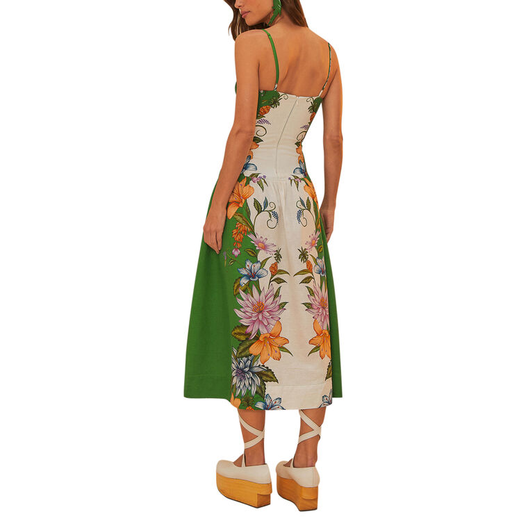 Sweet Bloom Dreamscape Midi Dress image number null