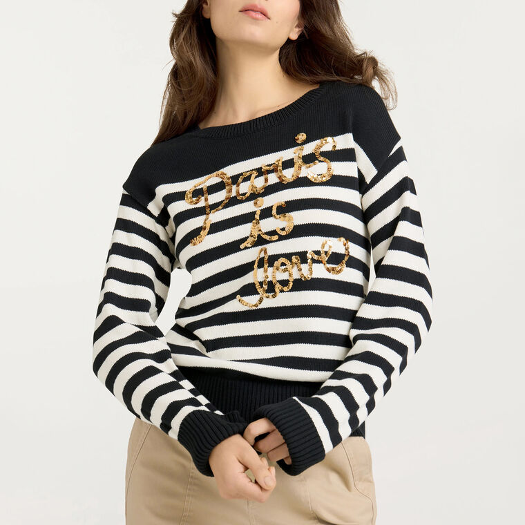 Paris Is Love Pullover image number null
