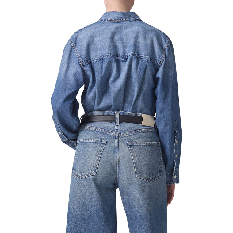 Sera Denim Bodysuit image number null