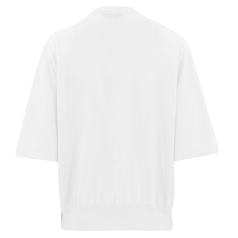 Super Fine Gauge Perfect Short Sleeve Pullover image number null
