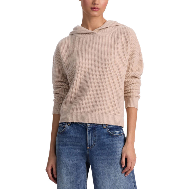 Emmanuelle Long Sleeve Cashmere Hoodie image number null