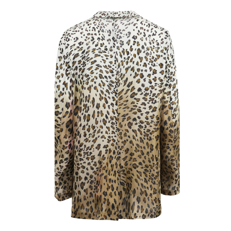 Wacks Ombre Animal Print Jacket image number null