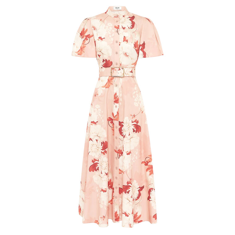 Bianca Short Sleeve Midi Dress image number null
