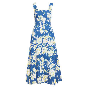 Cadence Sleeveless Square Neck Midi Dress