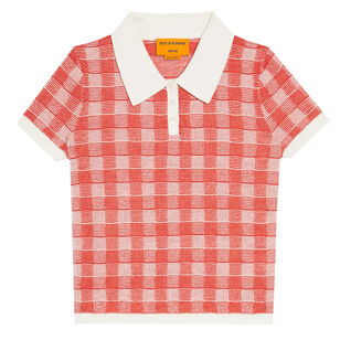Gingham Shrunken Short Sleeve Polo