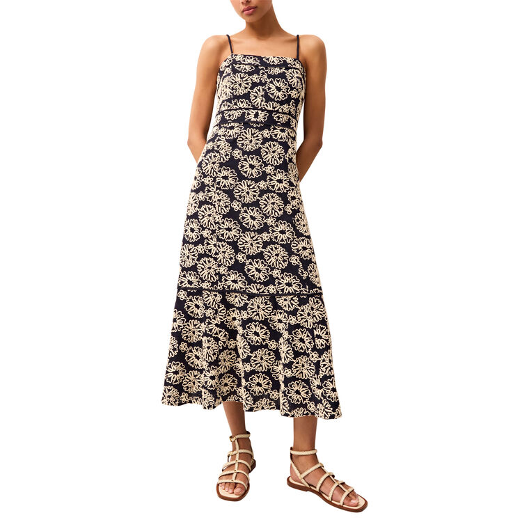 Suki Sleeveless Midi Dress image number null