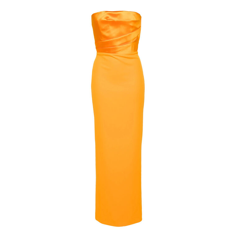Afra Strapless Gown image number null