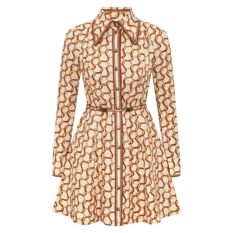 Panelled Mini Dress image number null