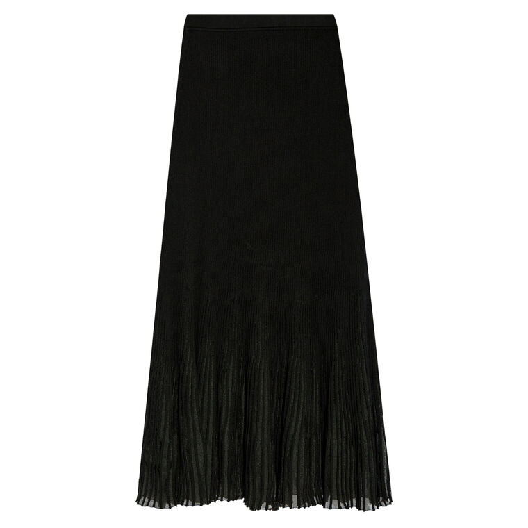 Vera Rib Knit Midi Skirt image number null
