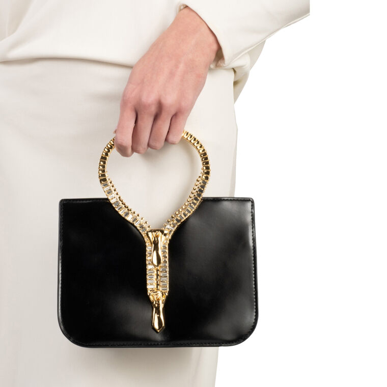 Zipper Top Handle Bag image number null