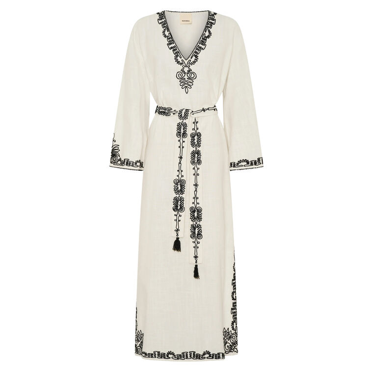 Celeus Dori Embroidery Caftan image number null