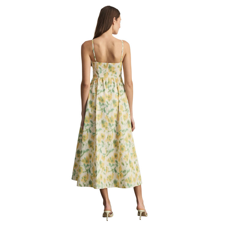 Gigi Sleeveless Floral Midi Dress image number null