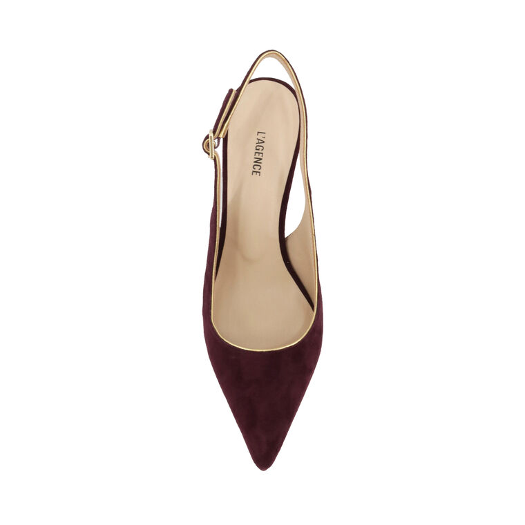 Vichy II Suede Slingback Pump image number null