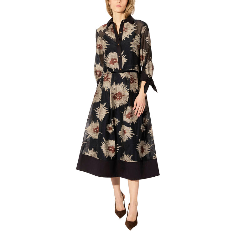 Aster Fil Coupe Long Sleeve Blouse image number null
