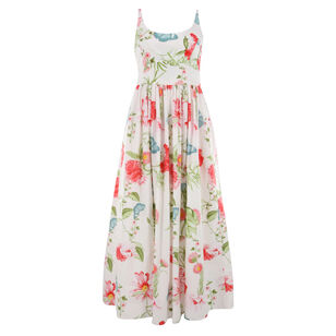 Nixie Sleeveless Cotton Poplin Midi Dress