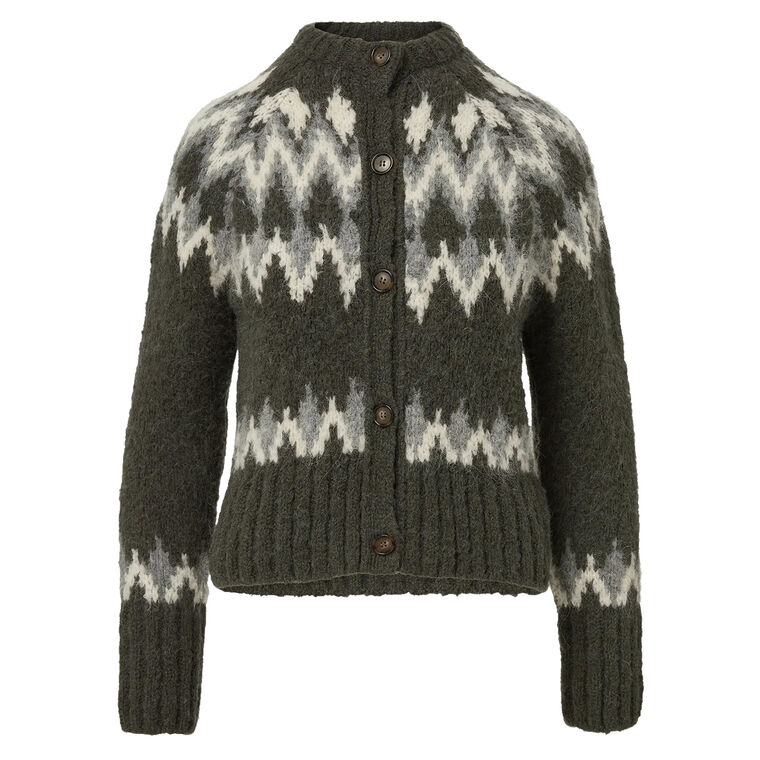 Christina Fair Isle Cardigan image number null