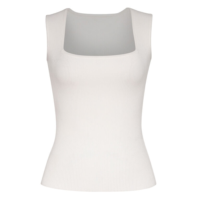 Sleeveless Square Neck Instasculpt Rib Top image number null
