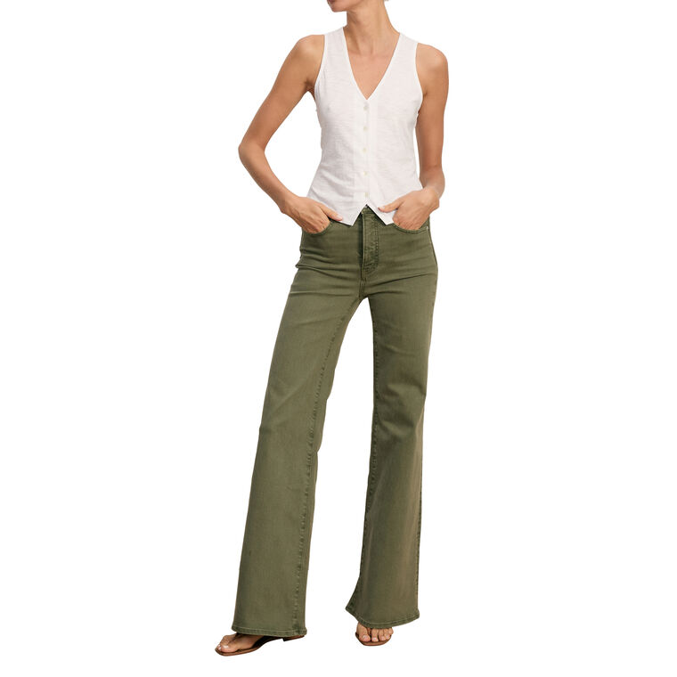 Joplin High-Rise Wide-Flare Jean image number null